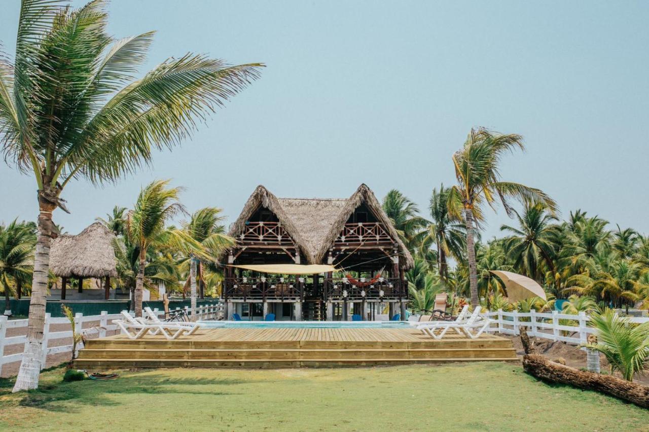 Los Olivos La Playa Hotel Y Restaurante Escuintla Luaran gambar